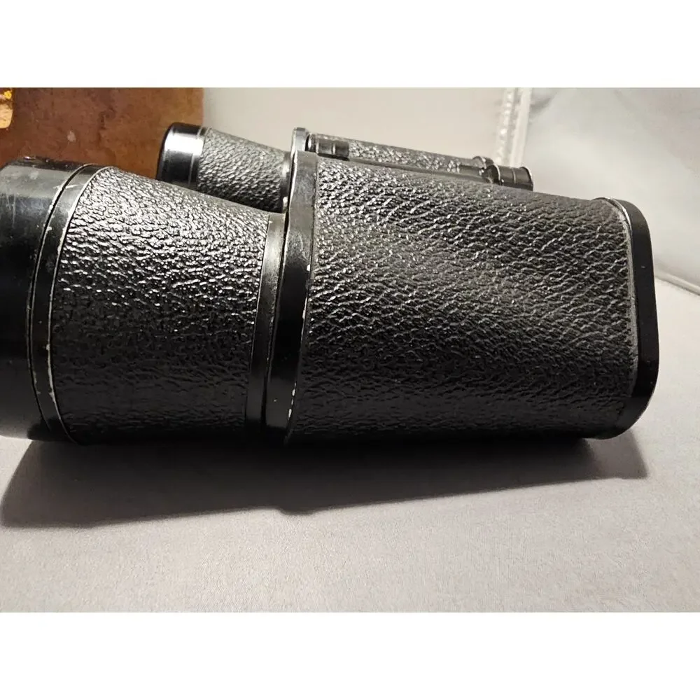 1950's Katsuma Binoculars w/Leather Case - Condor Lens - 12x50 Field 5.5deg